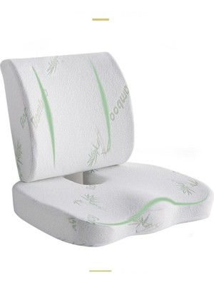 Storemax Visco Oturma Minderi Bel Yastığı Bel Destek Yastığı Ortopedik Visco Yastık Boyun Yastığı Ortopedik Yastık