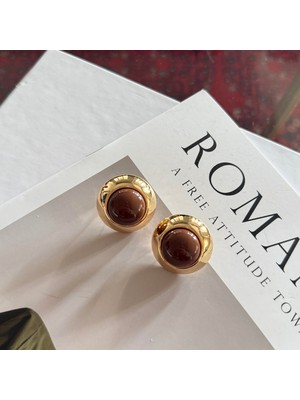 Alice İsstanbul Kahverengi Serena Küpe