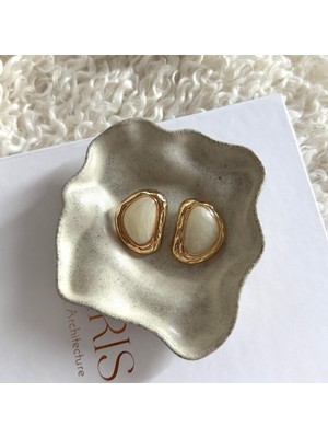 Alice İsstanbul Beyaz Jolie Küpe