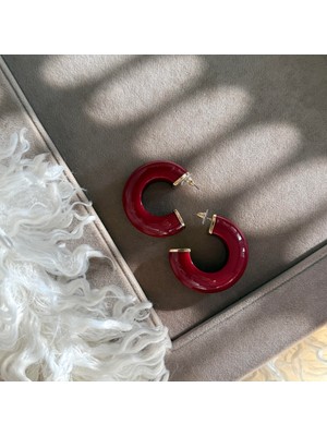 Alice İsstanbul Bordo Camille Küpe