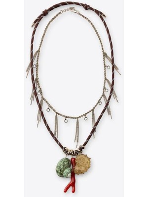 Alice İsstanbul Marka 2li Deniz Kabuklu Kolye