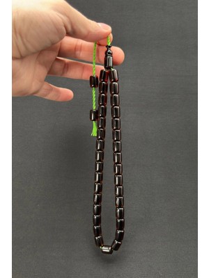 Kırmızı Şeffaf Kapsül Kesim 9 x 11 Ateş Tespih