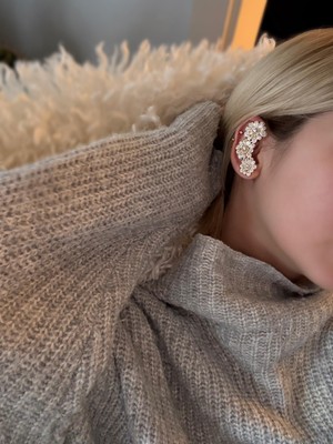 Alice İsstanbul Gold Flower Earcuff Sol