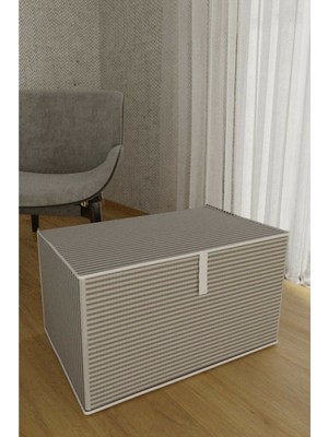 Aksiyon Global Baza Altı Boy Çok Amaçlı Düzenleyici Kutu Organizer Cırt Cırtlı Hurç 19CM x 40CM x 50CM (1 Adet) ( Lisinya )