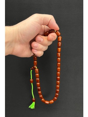 Dik Hareli Bakalit 9 x 14 Sıkma Tespih