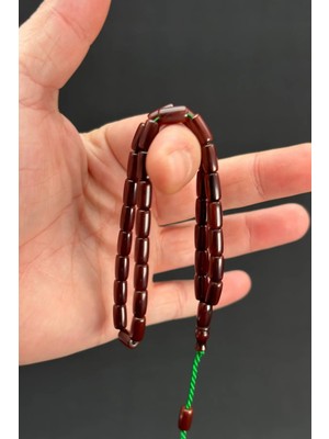 Bakalit 5.5 x 10 Kırmızı Sıkma Tespih