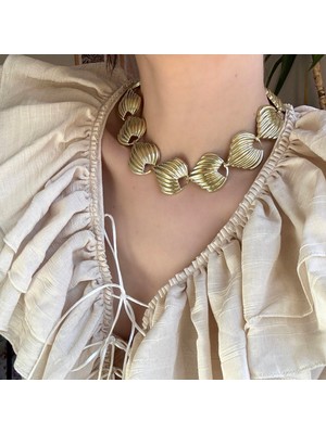 Alice İsstanbul Gold Deniz Kabuğu Kolye