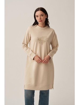 ALLDAY Taş-Pamuklu Taşlı Tunik