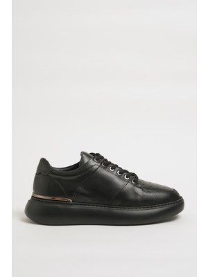 Faruk Balkanas Gilbert Model Eva Taban Hakiki Deri Sneaker Ayakkabı