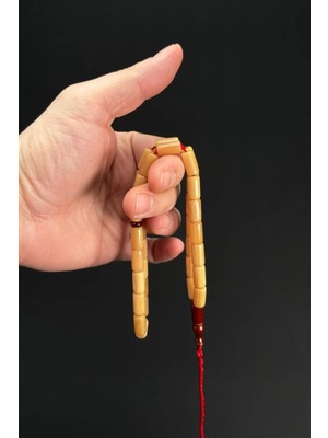 Beyaz Hamur Özel Döküm 7 x 13 Sıkma Tespih