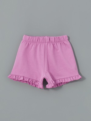 Lc Waikiki Yeni Sezon Beli Lastikli Fırfırlı Kız Çocuk Şort
