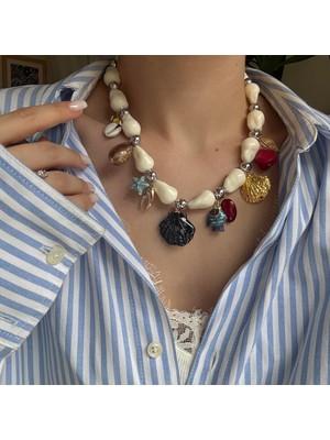 Alice İsstanbul Incili Charm Kolye