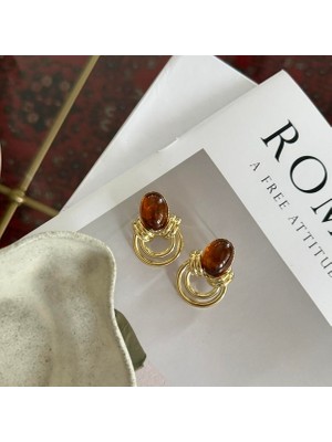 Alice İsstanbul Kahverengi Valeria Küpe