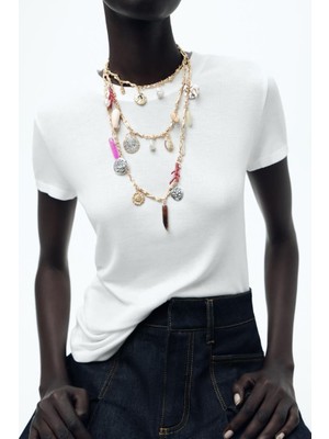 Alice İsstanbul Marka Çoklu Charm Kolye