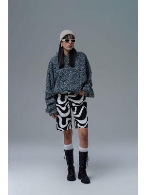 Saw Urbanity Soft Haven Oversize Welsoft Sweatshirt Kadın Siyah