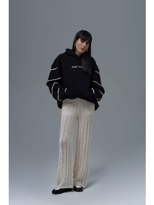 Saw Urbanity Inner Flow Oversize Sweatshirt Kadın Siyah