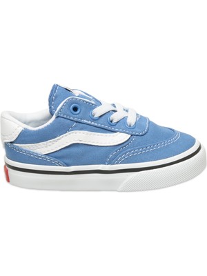 Vans VN000DBQ Brooklyn Ls Slip-On Sneakers Mavi Çocuk Spor Ayakkabı