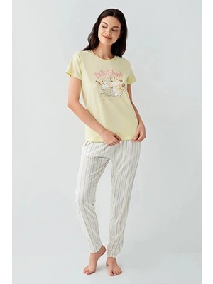 Arnetta Kısa Kol Kadın Pijama Takım 3571