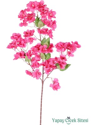Yapay Çiçek Sitesi Kaliteli Yapay Bahar Dalı Çiçeği Fuşya 85 cm