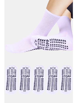 Belinoplus  5 Çift Pilates Çorap Kadınlar Için Kaymaz Taban Yoga , Bale , Dans , Egzersiz ve Hamile Çorabı
