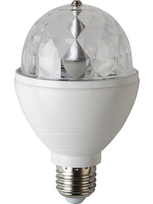Cata CT-4061 3W Disko Rgb LED Ampul – 360° Işık Efekti | Renkli & Döner Disko Aydınlatması| ALP-AY Elektrik