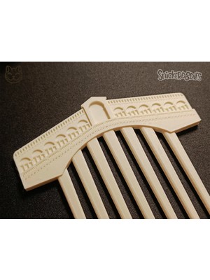 Snickerdoodles Venedik Ponte Di Rialto Topuz Tokası - Saç Aksesuarı - Tasarım Tarak Toka