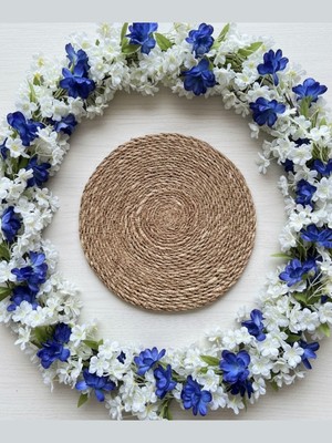 Mucit Home 1 Adet Hasır Supla Örgü Amerikan Servis Tava Tencere Tabak Altlığı Servis Sofra Sunum Yanmaz