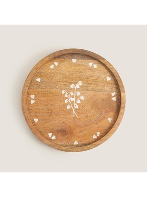 UltraMint Fuchsia Sunum Tabağı 25 Cm, Şık ve Zarif Ev Dekorasyonu Için Idealdir