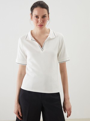 Lc Waikiki Yeni Sezon Polo Yaka Kadın Tişört