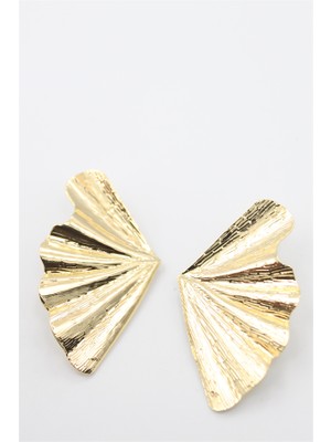 Royaleks Yaprak Küpe - Altın