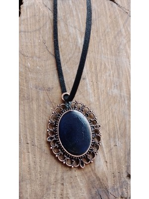 Antik Bakır Epoksi Kolye