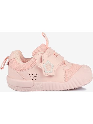 Vicco Monny Baskılı Kız Bebek Pudra Sneaker