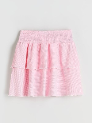 Lc Waikiki Yeni Sezon Beli Lastikli Katkat Kız Çocuk Etek