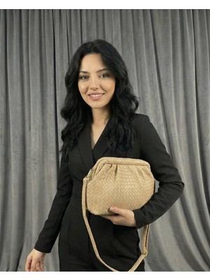 Fiori Kadın Suni Deri El Çantası Omuz Çantası