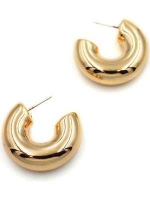 Royaleks Halka Küpe - Altın