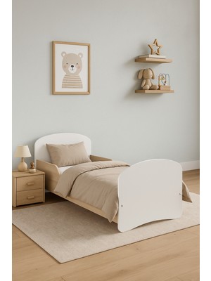 Kidy Woody - Genç ve Çocuk Karyola - 90X190 Karyola - Tek Kişilik Karyola - Sonomo