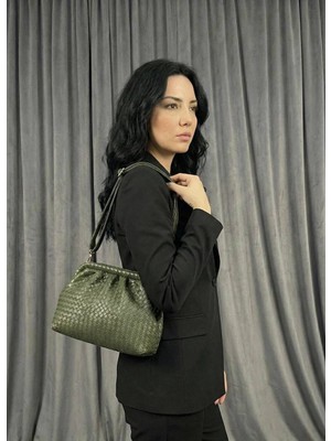 Fiori Kadın Suni Deri El Çantası Omuz Çantası