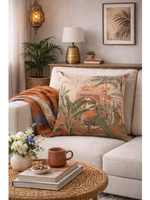 Evdek Çift Tarafı Baskılı Kırlent Kılıfı 6EBD45