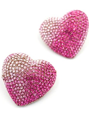 Royaleks Kalp Küpe - Pembe