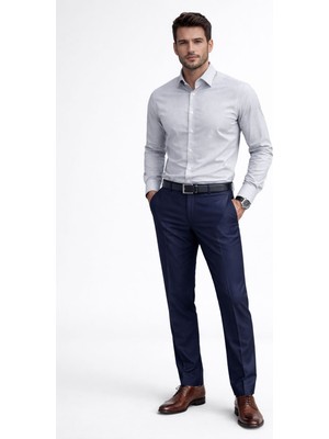 Colvis Man Colvıs Man Slim Fit Oxford Takım Elbiselik Ofislik  Hediye Kutulu Kolay Ütülenebilir Erkek Gömlek