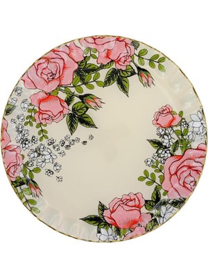 UltraMint Set Halinde 6 Adet 26CM Seramik Servis Tabakleri, Şık ve Kullanışlı