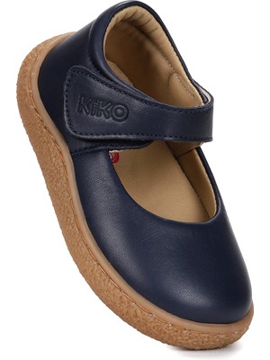 Kiko Kids Lida %100 Deri Günlük Kız Bebek Babet Ayakkabı