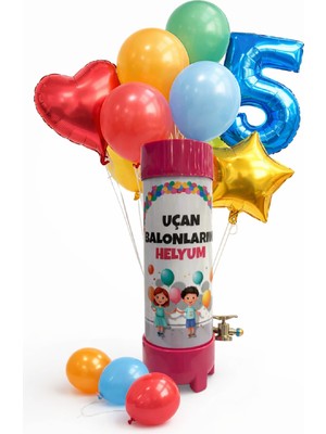 Uçan Balon Gazı Kullan At Helyum Tüpü 2.2 Litre