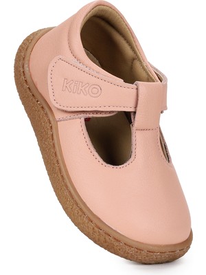 Kiko Kids Lija %100 Deri Günlük Kız Bebek Babet Ayakkabı