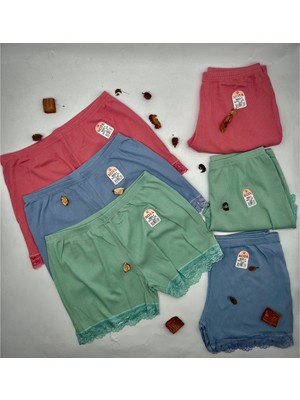 Kota 5022-1 Kaşkorse Dantelli Bayan Boxer