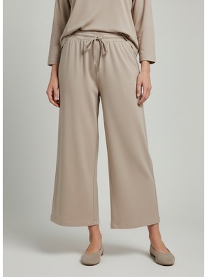 Miostil Cepli Ip Detay Pantolon-Bej