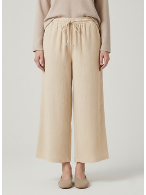 Miostil Cepli Ip Detay Pantolon-Taş