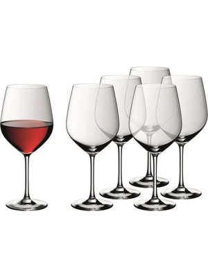 UltraMint Şarap Kadehi Seti 6 Parça, Zarif ve Şık Tasarım, Evinize Şıklık Katın