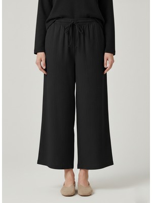 Miostil Cepli Ip Detay Pantolon-Siyah