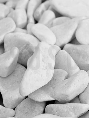 Storemax Natural Beyaz Dolomit Dekoratif Çakıl Taşı, 2-4 Cm, 3 Kg, Iç ve Dış Mekan Peyzaj Için